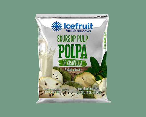 Icefruit Soursop Pulp/ Graviola Polpa 400 Gr