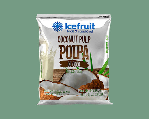 Ice Fruit Coconut Pulp/ Polpa de Coco 400 G