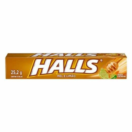 Halls Lemon and Honey/Bala Limao C/Mel 25.2 Gr