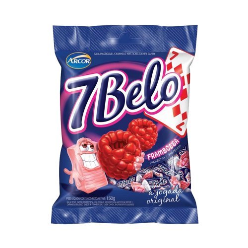 Arcor 7 Belo Raspberry Candy/Bala Framboesa 600 Gr