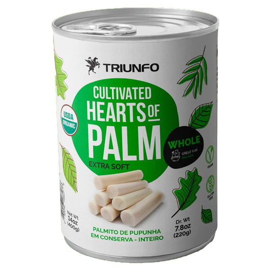 Triunfo Hearts of Palm/ Palmito de Pupunha em Conserva 220g