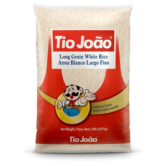 Tio Joao White Rice/Arroz Branco 9.07 Kg
