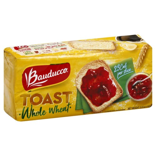 Bauducco Toast Whole Wheat/Torrada Integral 142 Gr