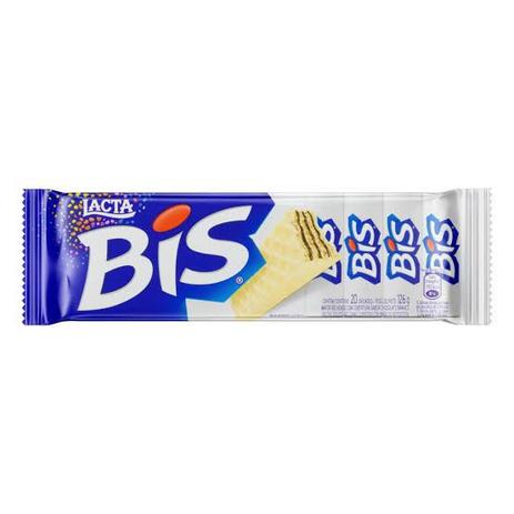 Lacta Bis White Wafer/Chocolate Branco 126 Gr