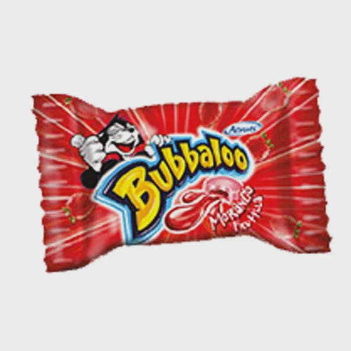 Bubbaloo Strawberry Bubble Gum/Chiclete Morango 5 Gr