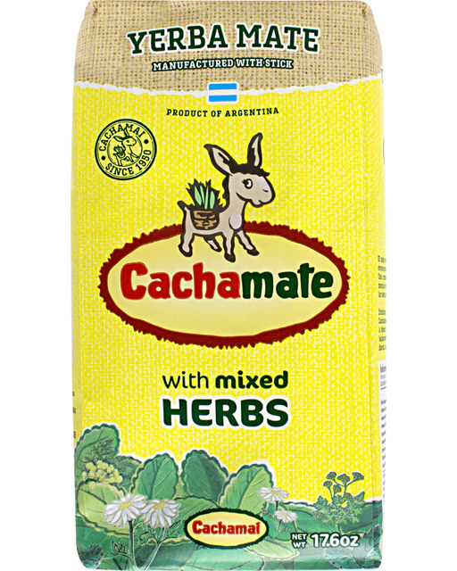 Cachamate Yerba Mate with mixed Herbs 1Kg