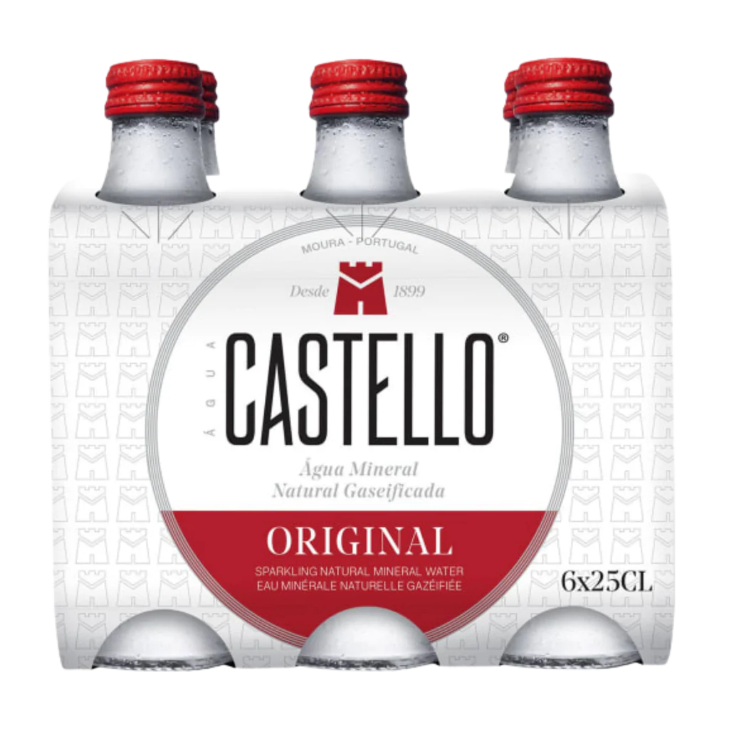 Castello Mineral Water/Agua Mineral 6 Pack Unit