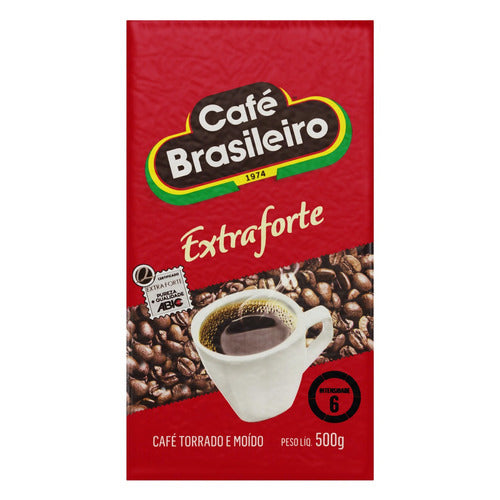 Brasileiro Strong Coffee/ Cafe Extraforte 500 G