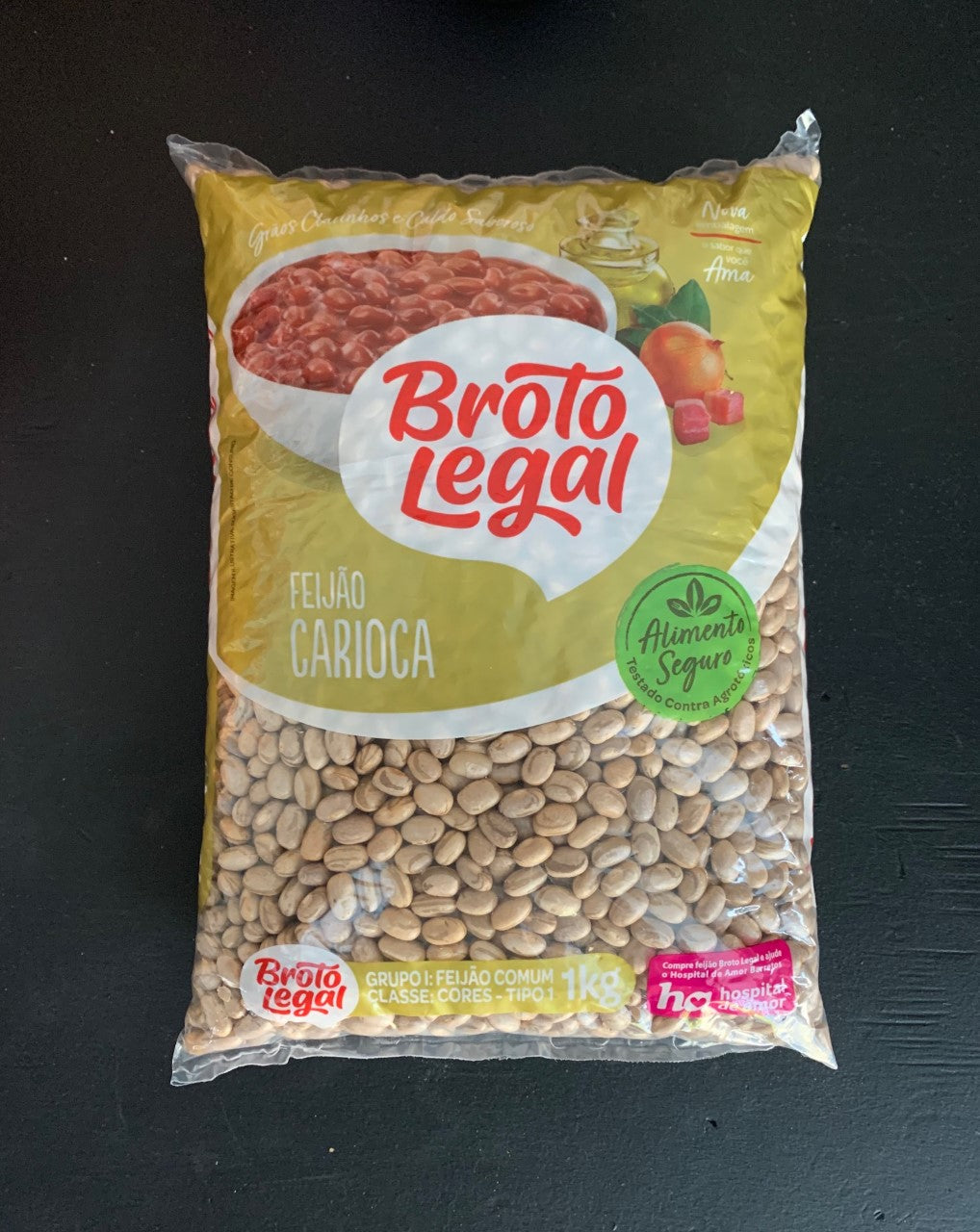 Broto Legal Pinto Beans / Feijao Carioca 1 Kg