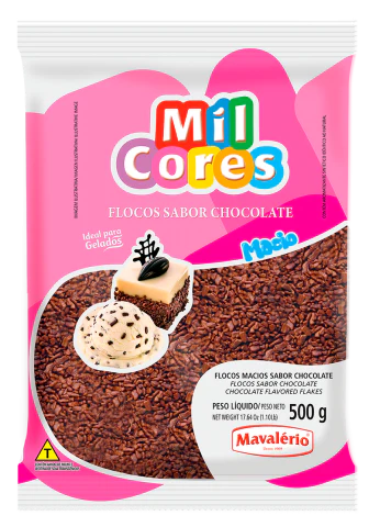 Mavalerio Chocolate Flakes/Flocos de Chocolate 500 Gr