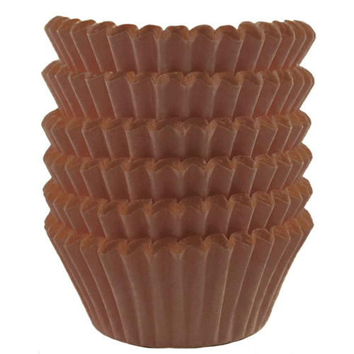 Vipel Paper Cups for Sweets Brown/Forminha de Doces Marrom N.4 100 Un