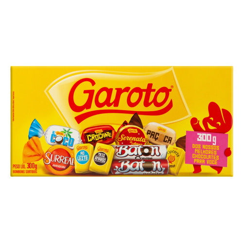 Garoto Assorted Chocolate/ Caixa Amarela 300 G