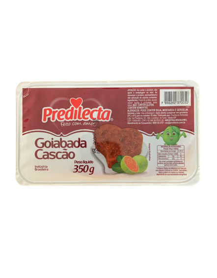 Predilecta Guava/Goiabada Cascao 350 Gr