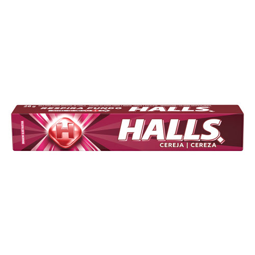 Halls Cherry Candy/Bala Cereja  25.7 Gr