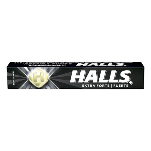 Halls Strong Mint Candy /Bala Extra Forte 28 Gr