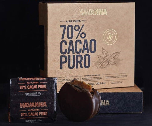 Havanna Alfajor 70 Cacao Puro 9 Units Box