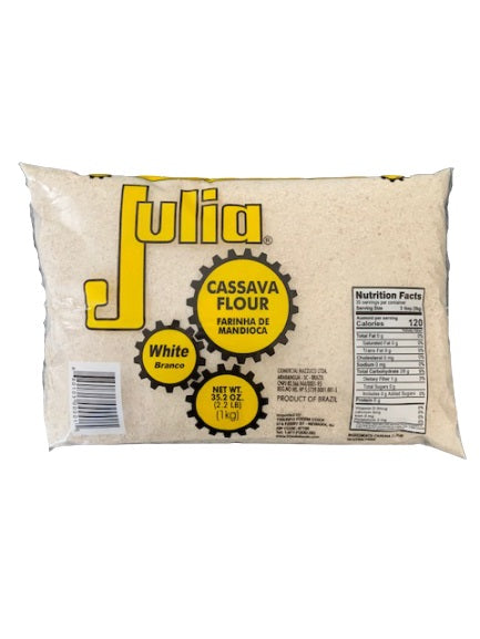 Julia Cassava Flour/Farinha Mandioca Crua 1 Kg