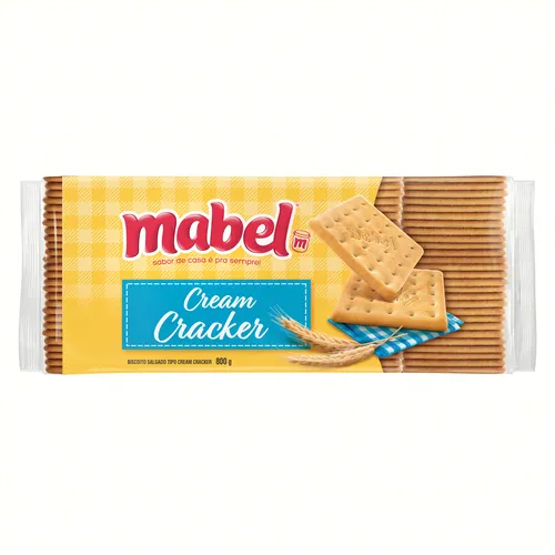 Mabel Cream Cracker/ Biscoito Salgado 300 Gr