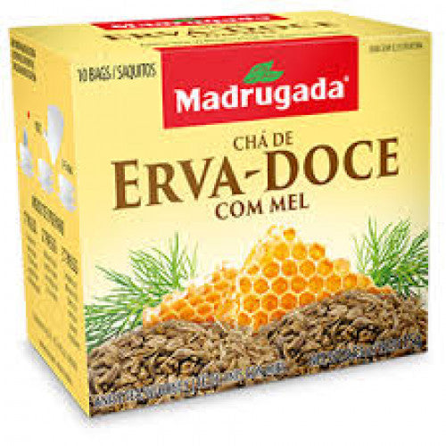 Madrugada Anise w/Honey Tea/Cha Erva Doce C/Mel 10 Gr