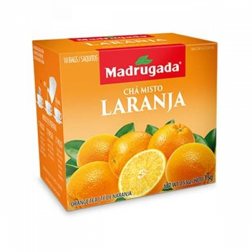 Madrugada Orange Tea/Cha Laranja 15 Gr