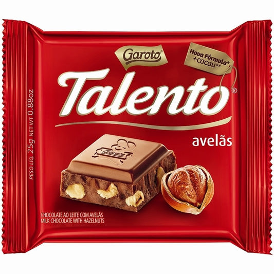 Garoto Talento Halzenuts Chocolate/Chocolate Avela 90 Gr