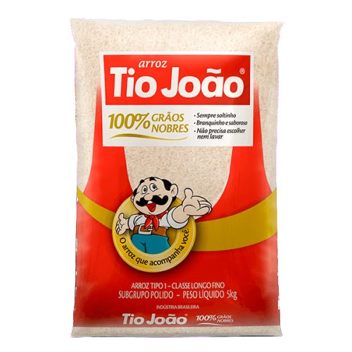 Tio Joao White Rice/Arroz Branco 4.5 Kg
