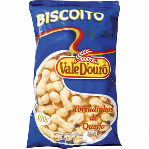 Vale Douro Cheese Starch Cookies/Biscoito Polvilho Queijo 200 Gr