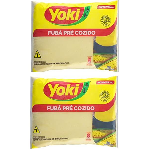 Yoki Corn Meal/Fuba de Milho Pre Cozido 1 Kg