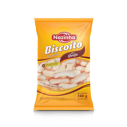 Nazinha Cheese Starch Snack/Biscoito Polvilho Queijo 140g