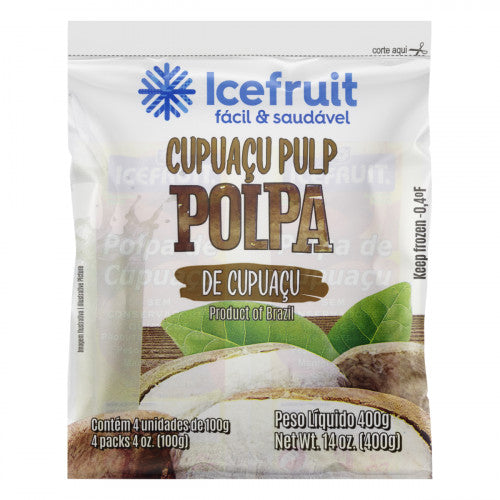 Ice Fruit Cupuacu Pulp/ Polpa de Cupuacu 400 G