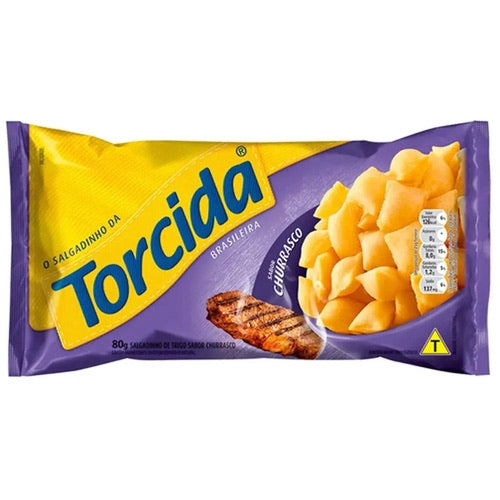 Torcida Meat Snack/Salgadinho Churrasco 60 Gr