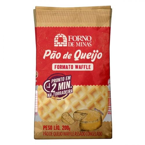 Forno de Minas Cheese Waffles/ Pao de Queijo Formato Waffle 200 G