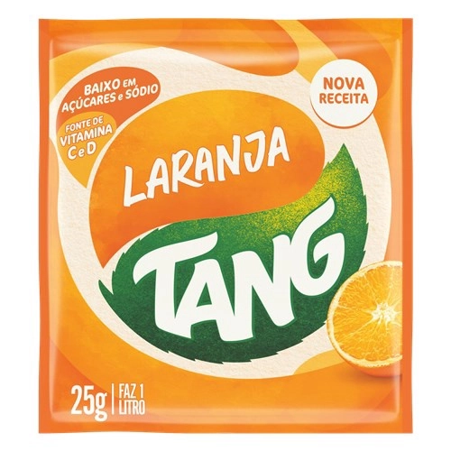 Tang Orange Powder Drink /Suco em Po Sabor Laranja 18 Gr